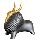 Sadyaska Golden Horned Yak Table Accent 1 Pcs Product