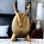 Sadyaska Golden Horned Yak Table Accent 1 Pcs Product