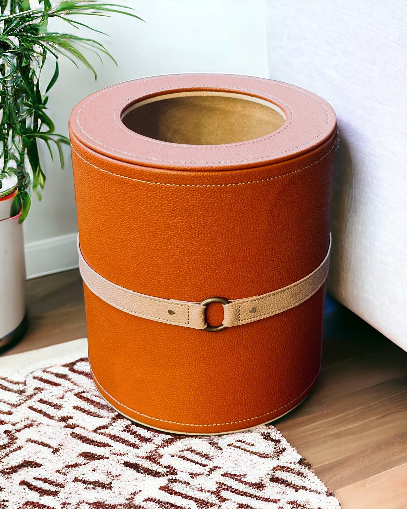 Sadyaska Luxora Cognac Wastebin 1 Pcs Product
