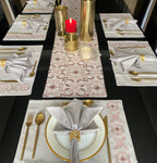 Sadyaska Geo Grey Set 13 Pcs Table Linen