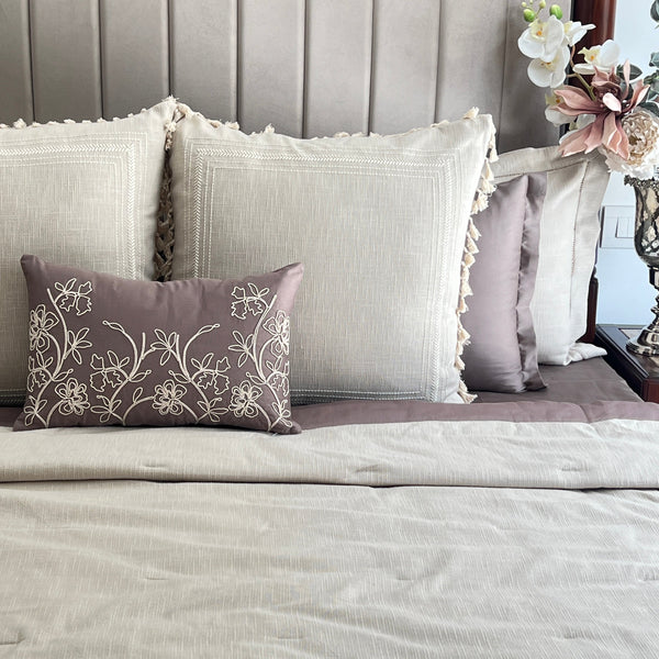 Sadyaska Heritage Beige 9 Pcs Bedding Set