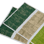 Maspar Baffling Band Prt 100% Cotton Printed Placemat Set Green