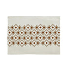 Maspar Diamond Dots 100% Cotton Printed Placemat Set Beige