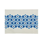 Maspar Diamond Dots 100% Cotton Printed Placemat Set Blue