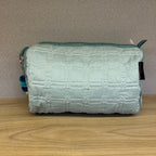 Sadyaska Green Medium Size Wedding Jewelry Pouch Cosmetic Make Up Case Handmade Multifunction Storage 1 Pcs Quilt
