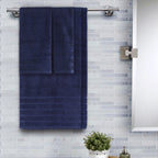 Hermosa Solid Irene Towel Set Blue