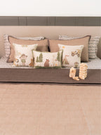 Sadyaska Safari Edition Sand Taupe Kids Cotton 10 Pcs Bedding Set