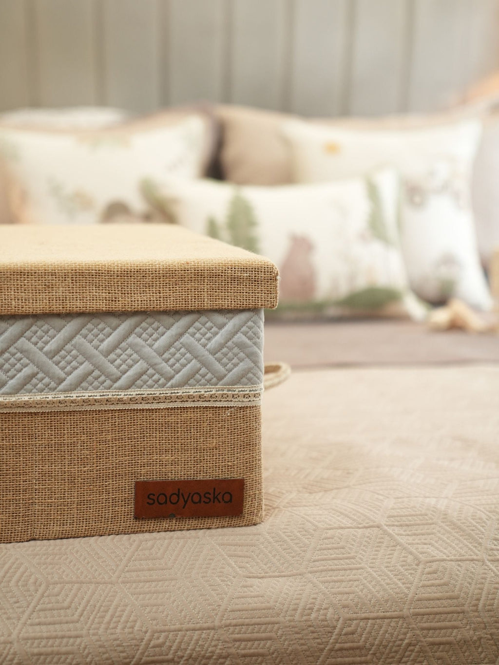 Sadyaska Safari Edition Sand Taupe Kids Cotton 10 Pcs Bedding Set