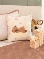 Sadyaska Snuggle Story Brandy Rose Ivory Kids Cotton Rich 10 Pcs Bedding Set