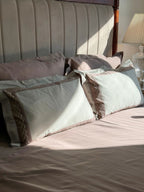 Sadyaska Splash Sage Green Taupe Desire Cotton Set 5 Pcs Bedsheet
