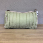 Sadyaska Sage Green Medium Size Wedding Jewelry Pouch Cosmetic Make Up Case Handmade Multifunction Storage 1 Pcs Quilt