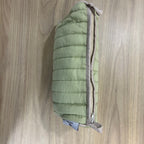 Sadyaska Sage Green Medium Size Wedding Jewelry Pouch Cosmetic Make Up Case Handmade Multifunction Storage 1 Pcs Quilt