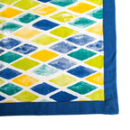 Maspar Exotica Print 100% Cotton Printed Table Cover Blue
