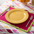 Maspar Exotica Print 100% Cotton Printed Table Cover Red