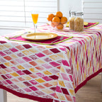 Maspar Exotica Print 100% Cotton Printed Table Cover Red