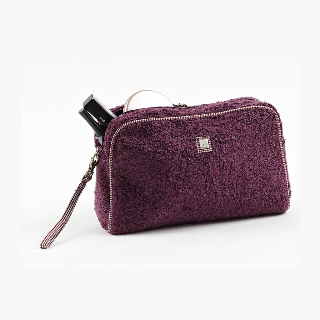 Maspar Terry Towel Toiletry Kit Purple