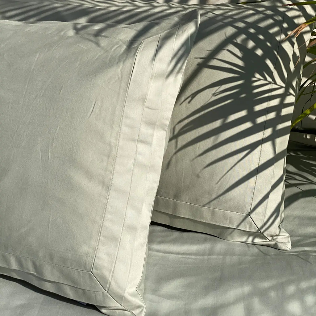 Sadyaska Tri-pleat Sage Green Set 1 Pcs Bedsheet