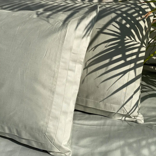 Sadyaska Tri-pleat Sage Green Set 1 Pcs Bedsheet