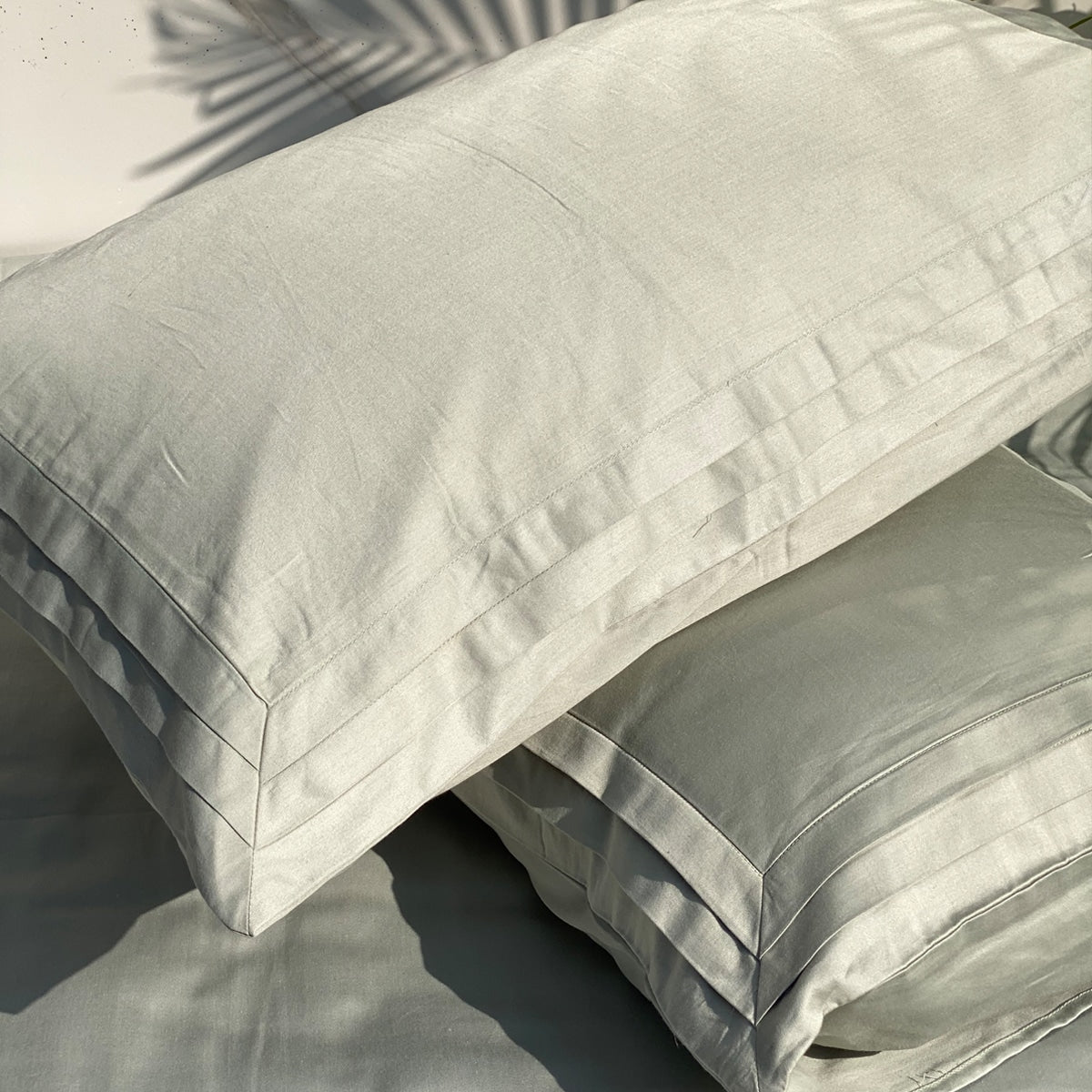 Sadyaska Tri-pleat Sage Green Set 1 Pcs Bedsheet