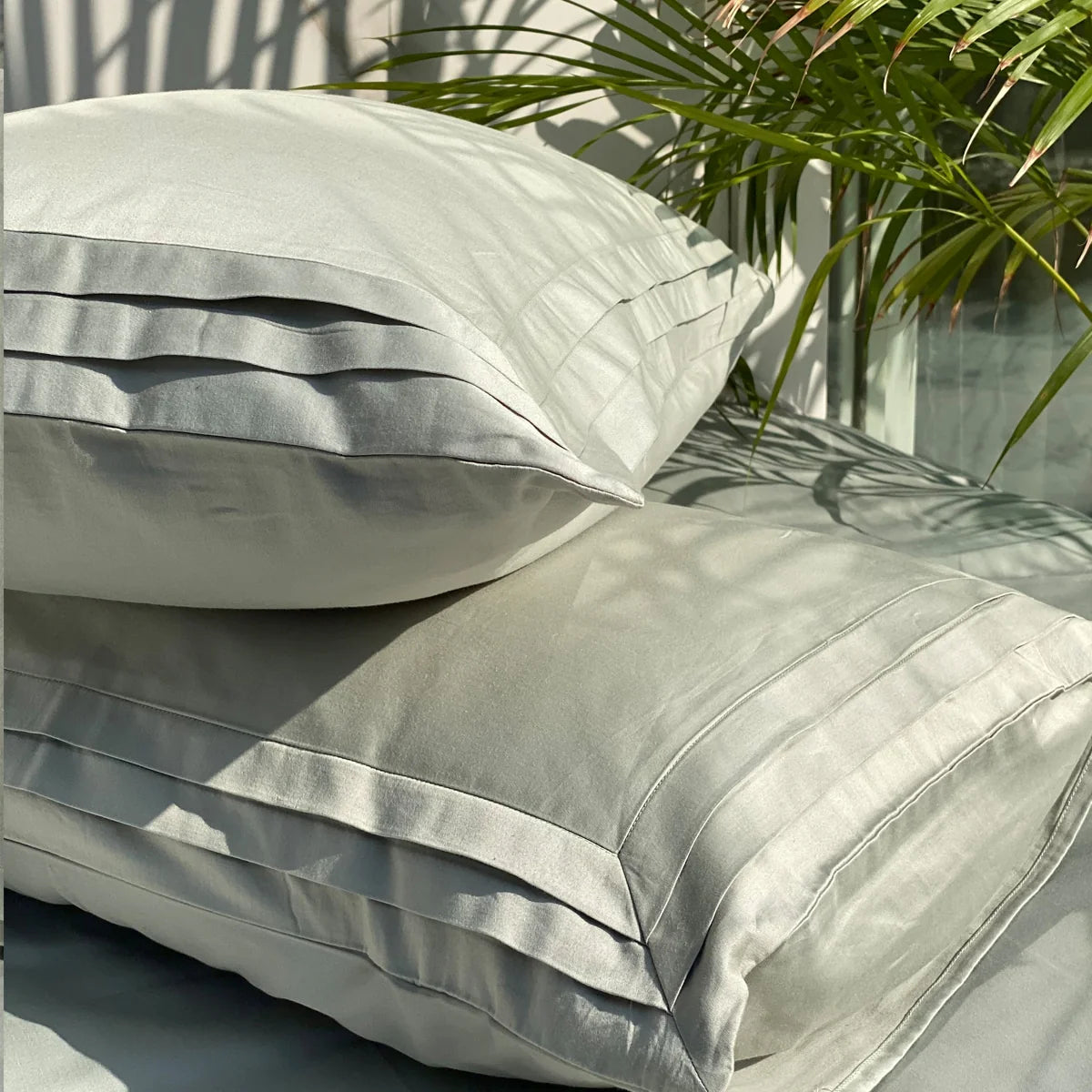 Sadyaska Tri-pleat Sage Green Set 1 Pcs Bedsheet