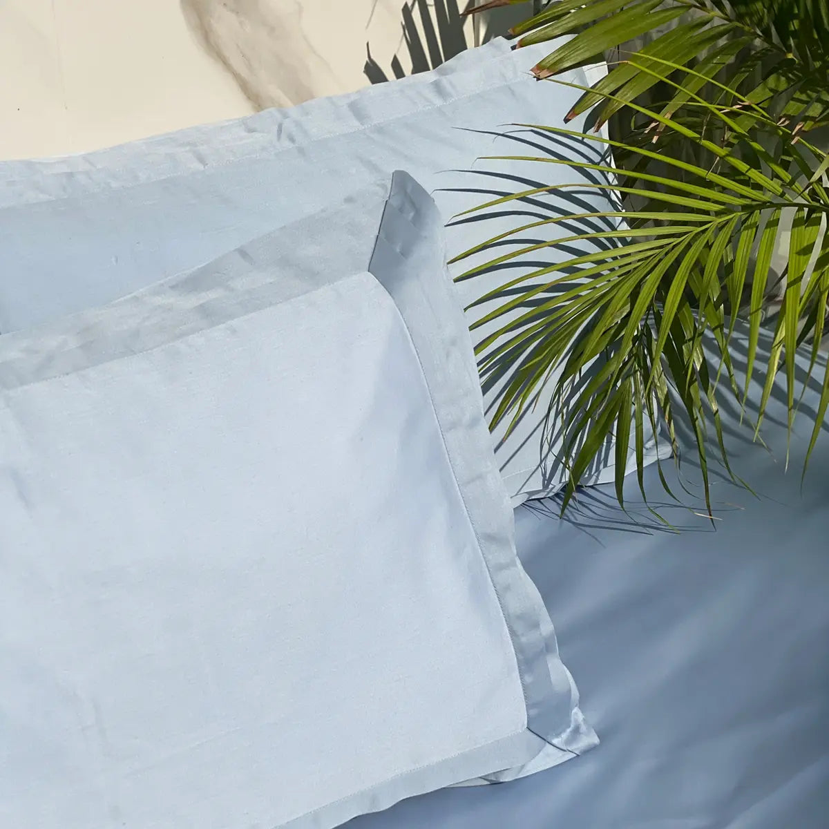 Sadyaska Tri-pleat Smoke Blue Set 1 Pcs Bedsheet