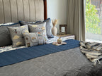 Sadyaska The Little Explorer Navy and Dark Grey Kids 10 Pcs Bedding Set