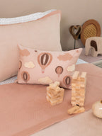 Sadyaska Twinkle Puff Rose Buff Kids Cotton 10 Pcs Bedding Set