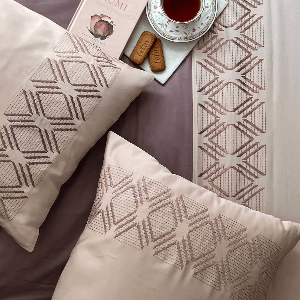 Sadyaska Vintage Buff Old Rose Dreams 1 Pcs Duvet Cover