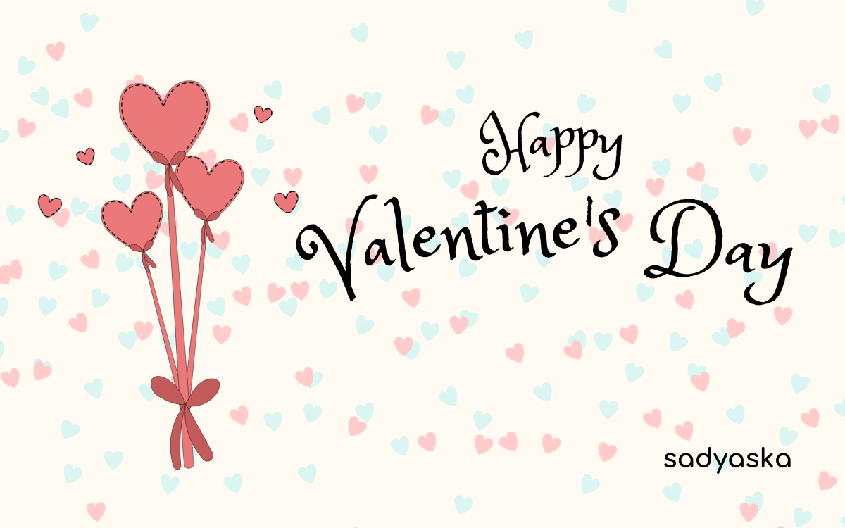 Sadyaska Valentine's Day Gift Card 1 Pcs Product