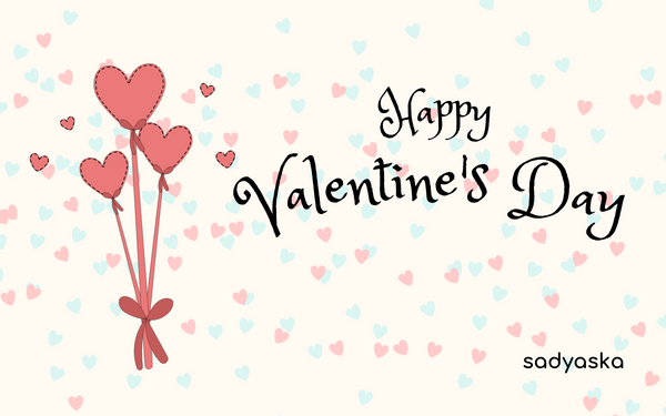 Sadyaska Valentine's Day Gift Card 1 Pcs Product