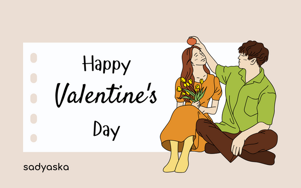Sadyaska Valentine's Day Gift Card 1 Pcs Product
