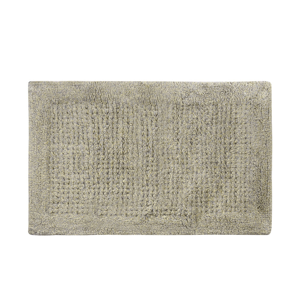 Ecolux Luxuriously soft and highly absorbent Grey Bath Mat
