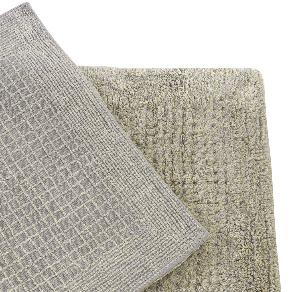 Ecolux Luxuriously soft and highly absorbent Grey Bath Mat