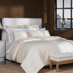 Chester Luxica Cream 11PC Quilt/Quilted Bed Cover Set