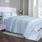 Sensory Bloom Allegra 4 pcs Blue Quilt Set