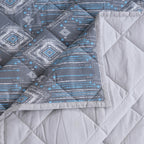 Sensory Bloom Gareth 4 pcs Blue Quilt Set