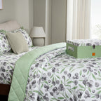 Sensory Bloom Myrtille 4 pcs Green Quilt Set
