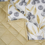 Sensory Bloom Myrtille 4 pcs Mustard Quilt Set