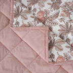 Sensory Bloom Fruity Foliage 4 pcs Pink Quilt Set