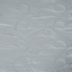 8pcs Quilt/Qulited Bed Cover Set Blue Classical Ornate Twirls & Swirls