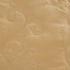 8pcs Quilt/Qulited Bed Cover Set Gold Classical Ornate Twirls & Swirls