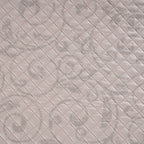 8pcs Quilt/Qulited Bed Cover Set Neutral Classical Ornate Seamless Scroll