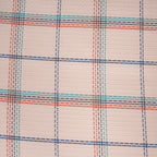 Eclectic Geo Mosaic Plaid Woven 100% Cotton Blue 8 pcs Duvet Cover Set