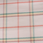 Eclectic Geo Mosaic Plaid Woven 100% Cotton Rust 8 pcs Duvet Cover Set