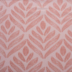 Global Atelier Petal Touch Printed 100% Cotton Peach Soft Bed Sheet