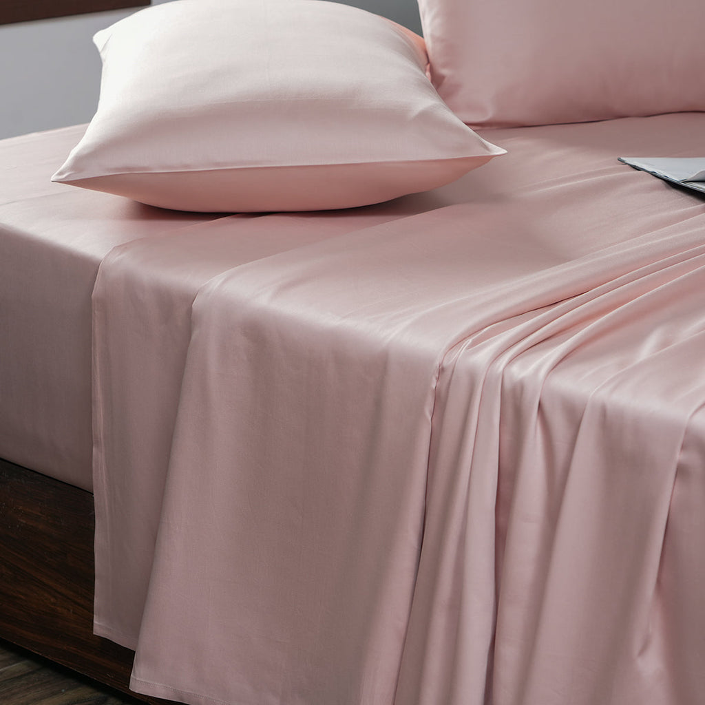 Melina Plain 100% Cotton Extra Soft & Luxurious Bed Sheet with Pillow Case