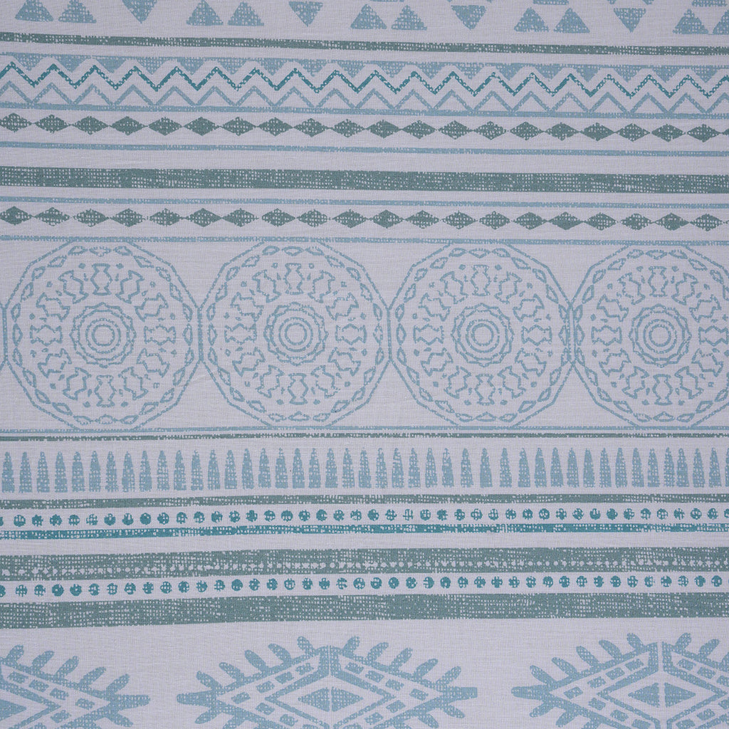 Hermosa Sensory Bloom Allegra 100% Cotton Printed Bed Sheet with Pillow Case Teal