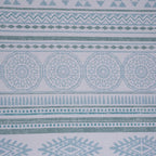Hermosa Sensory Bloom Allegra 100% Cotton Printed Bed Sheet with Pillow Case Teal