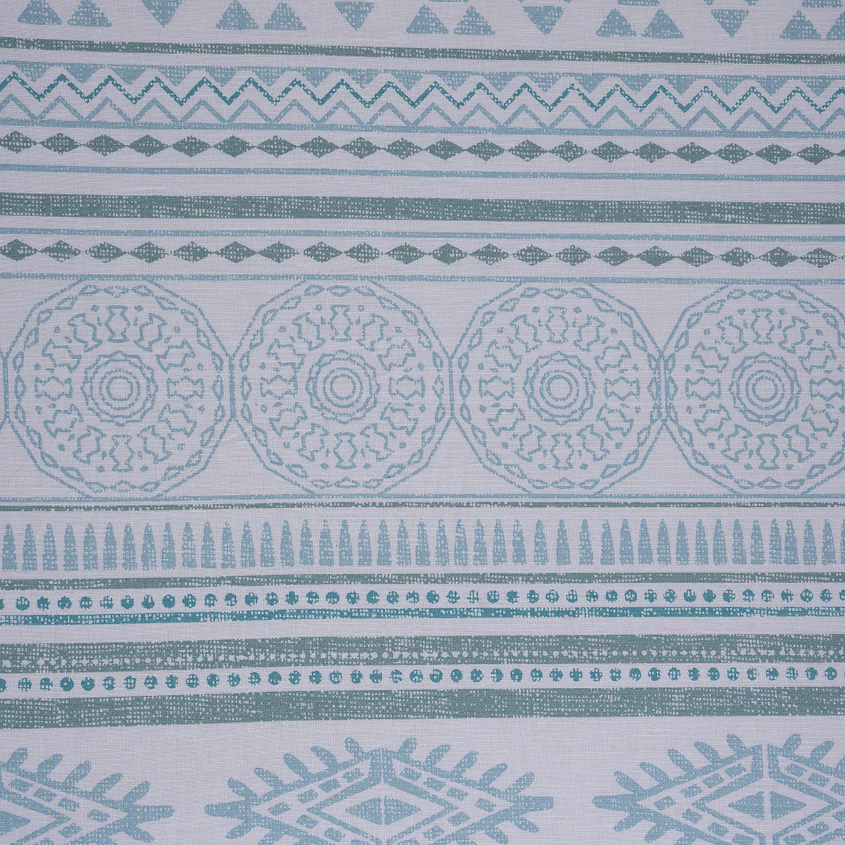 Hermosa Sensory Bloom Allegra 100% Cotton Printed Bed Sheet with Pillow Case Teal