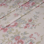 Sensory Bloom Flowerland 100% Cotton Red Bed Sheet with Pillow Case